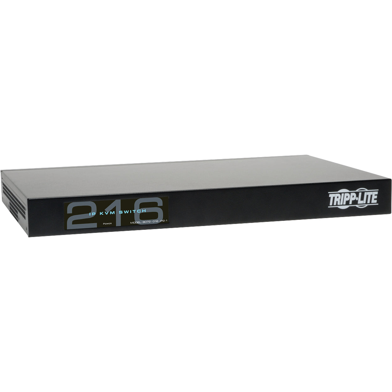 Tripp Lite B072-016-IP2 NetCommander 16-Port, 2+1 User Cat5 IP KVM Switch, Full HD, 1920 x 1080, 3 Year Warranty