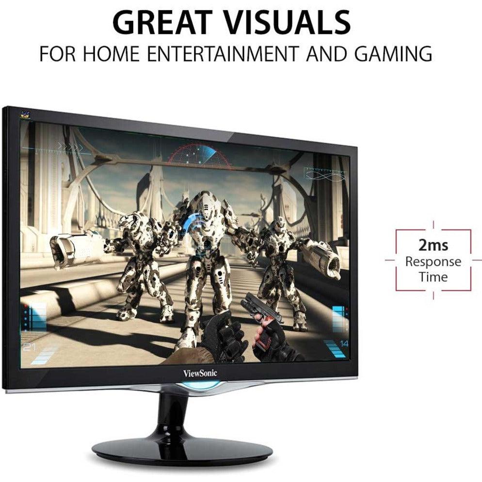 ViewSonic VX2252MH Widescreen LCD Monitor, Full HD, 2ms Response Time, Built-in Speakers