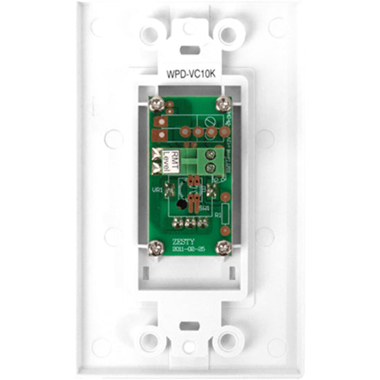 AtlasIED WPD-VC10K Wall Plate 10kΩ Level Control, Wired Audio Control Device