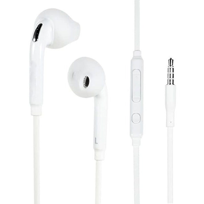 4XEM 4XSAMEARWH Replacement Earbud For Samsung, White, Noise Isolation, Tangle Resistant Cable