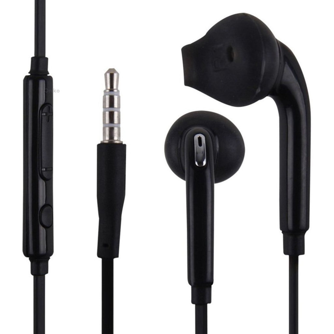 4XEM 4XSAMEARBK Replacement Earbud For Samsung, Noise Isolation, Tangle Resistant Cable, Black