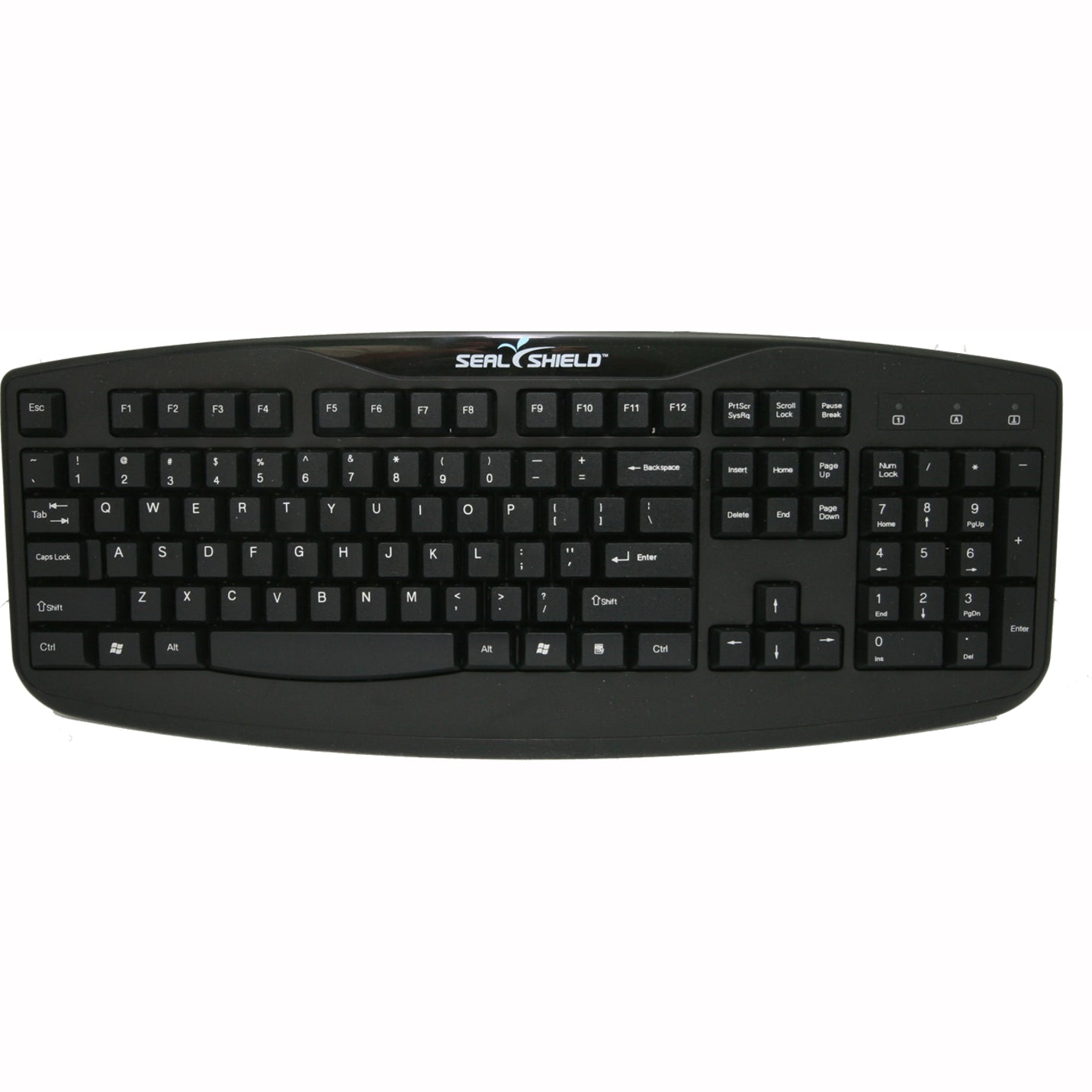 Seal Shield STK503RED Silver Storm Washable Keyboard, Water Proof, Anti-bacterial, Ergonomic