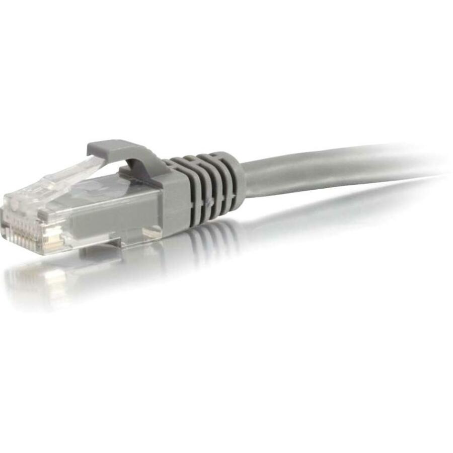 C2G 00661 7ft Cat6a Snagless Unshielded (UTP) Network Patch Cable - Gray, Lifetime Warranty, UL94V-0, ANSI/TIA 568 C.2 Cat6a