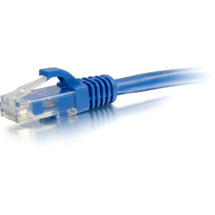 C2G 00696 8ft Cat6a Snagless Unshielded (UTP) Network Patch Cable - Blue, Lifetime Warranty, UL94V-0, ANSI/TIA 568 C.2 Cat6a