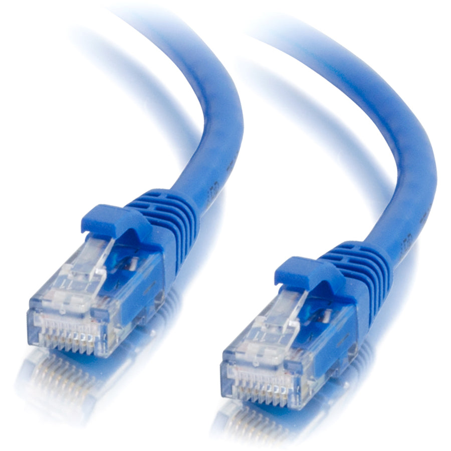 C2G 00703 25ft Cat6a Snagless Unshielded (UTP) Network Patch Ethernet Cable, Blue