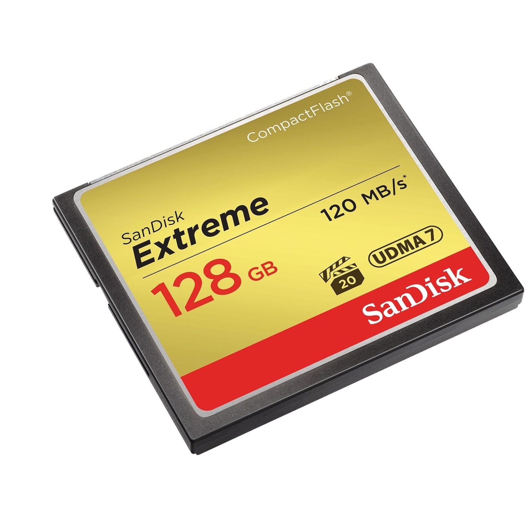 SanDisk SDCFXS-128G-A46 Extreme CompactFlash Memory Card 128GB, High-Speed Performance for Professional Photography and Videography