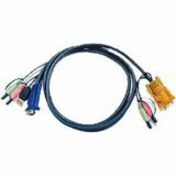 Aten 2L5301U USB KVM Cable, 3.94ft - Lifetime Warranty, High-Resolution Video Quality