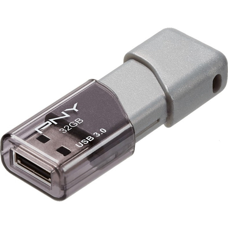 PNY P-FD32GTBOP-GE 32GB USB 3.0 (3.1 Gen 1) Type A Flash Drive, High-Speed Data Transfer