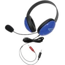 Califone 2800BL-AV Listening First Headset, Over-the-head, Stereo, Blue