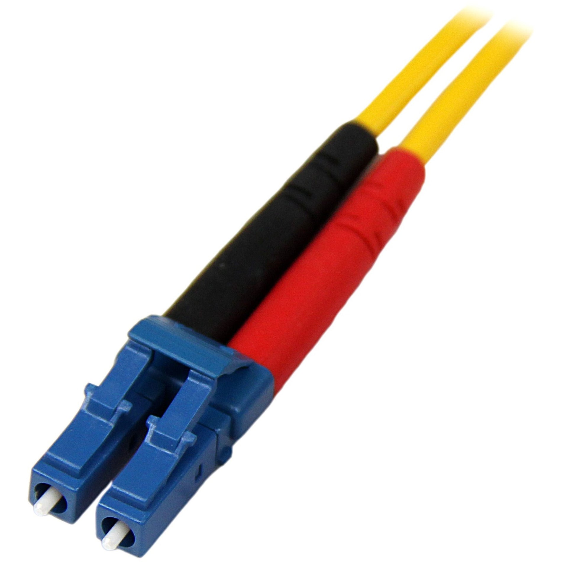 StarTech.com SMFIBLCLC10 10m Single Mode Duplex Fiber Patch Cable LC-LC, 100 Gbit/s, Yellow