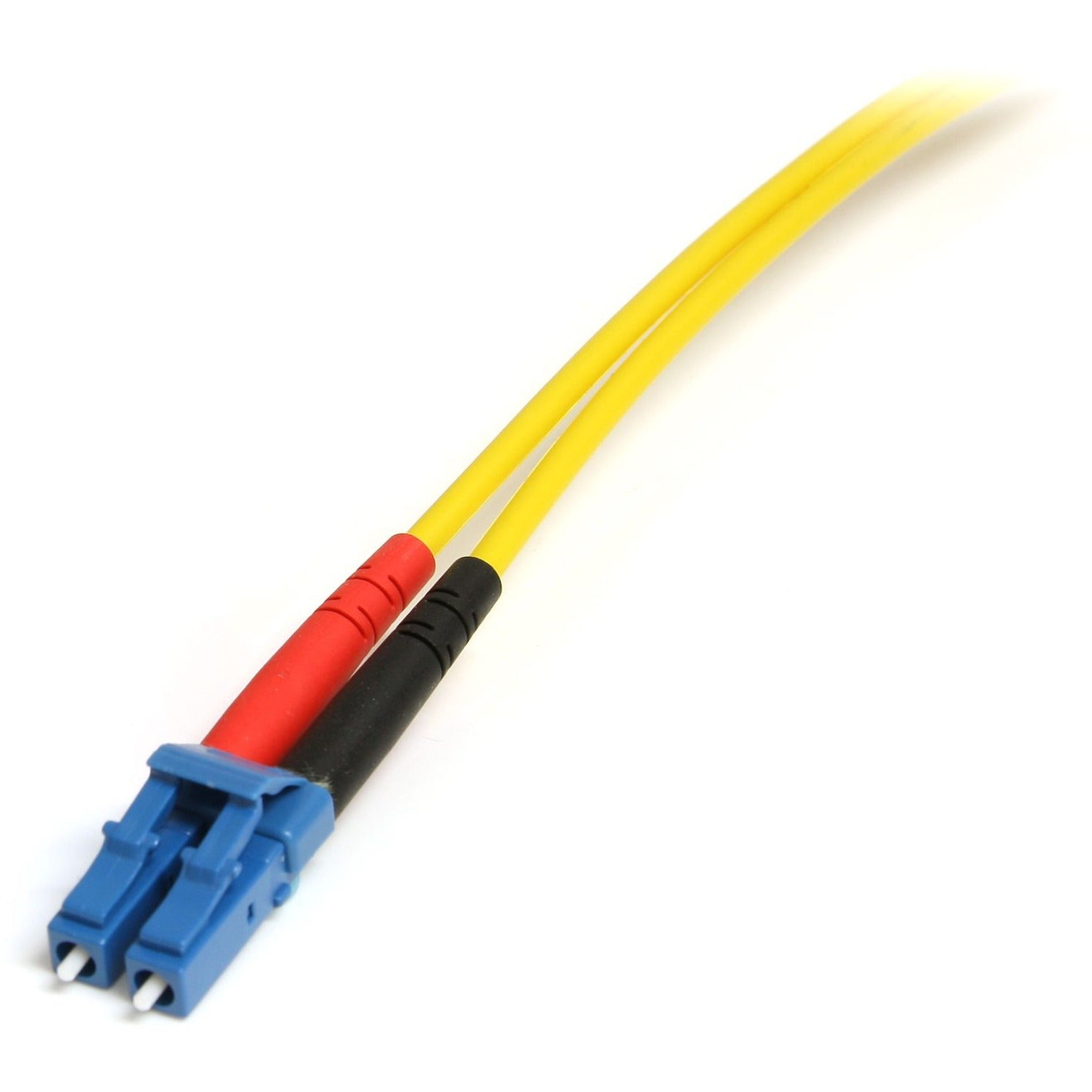 StarTech.com SMFIBLCSC4 4m Single Mode Duplex Fiber Patch Cable LC-SC, 100 Gbit/s, Yellow