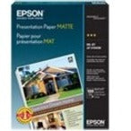 Epson S041069-L Matte Inkjet Presentation Paper, 13" x 19", 27 lb, Ultra Smooth, Bright White, 100/Pack