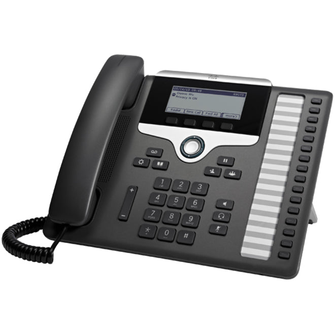 Cisco CP-7861-K9= IP Phone 7861, Corded, Wall Mountable, Charcoal