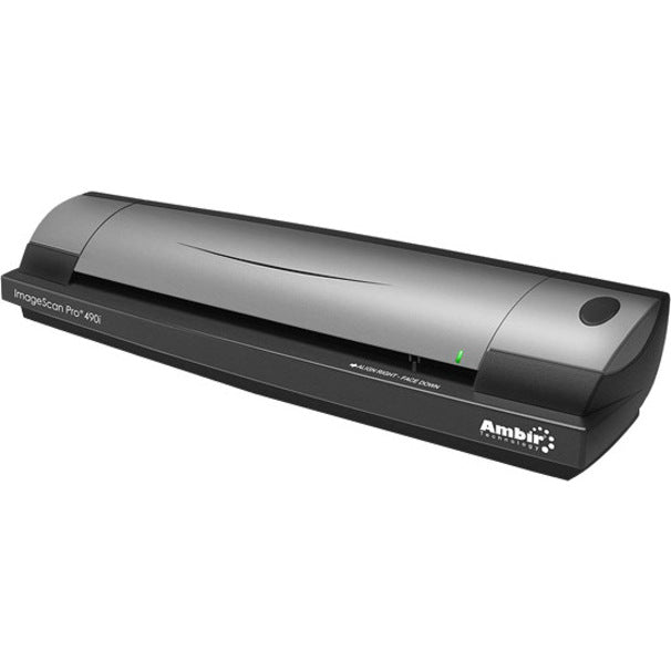 Ambir DS490-A3P ImageScan Pro 490i Duplex Document & Card Scanner, Bundled w/ AmbirScan for athenahealth