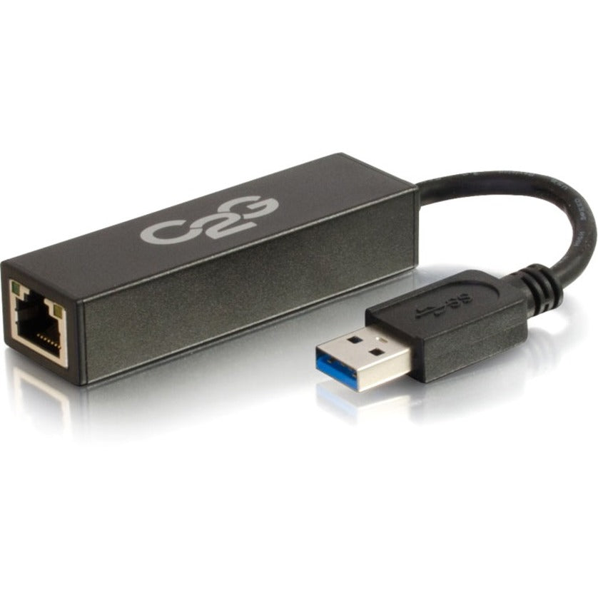 C2G 39700 USB 3.0 to Gigabit Ethernet Network Adapter, High-Speed Internet Connection for Computers and Notebooks