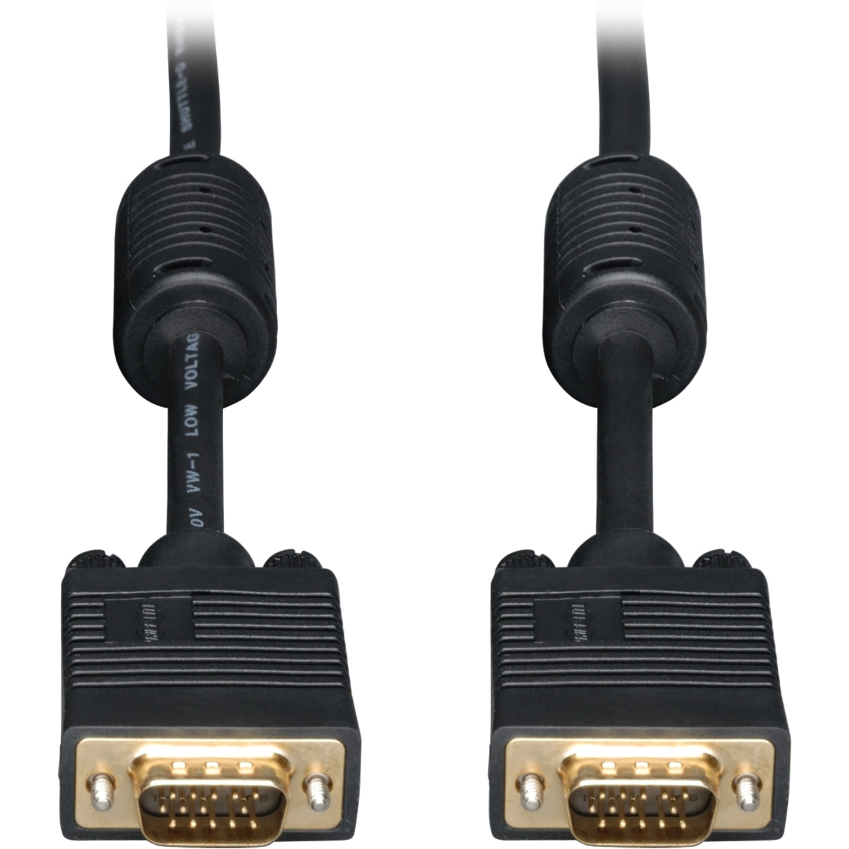 Tripp Lite P502-020 20-ft. SVGA/VGA Monitor Gold Cable with RGB Coax, High-Quality Video Transmission