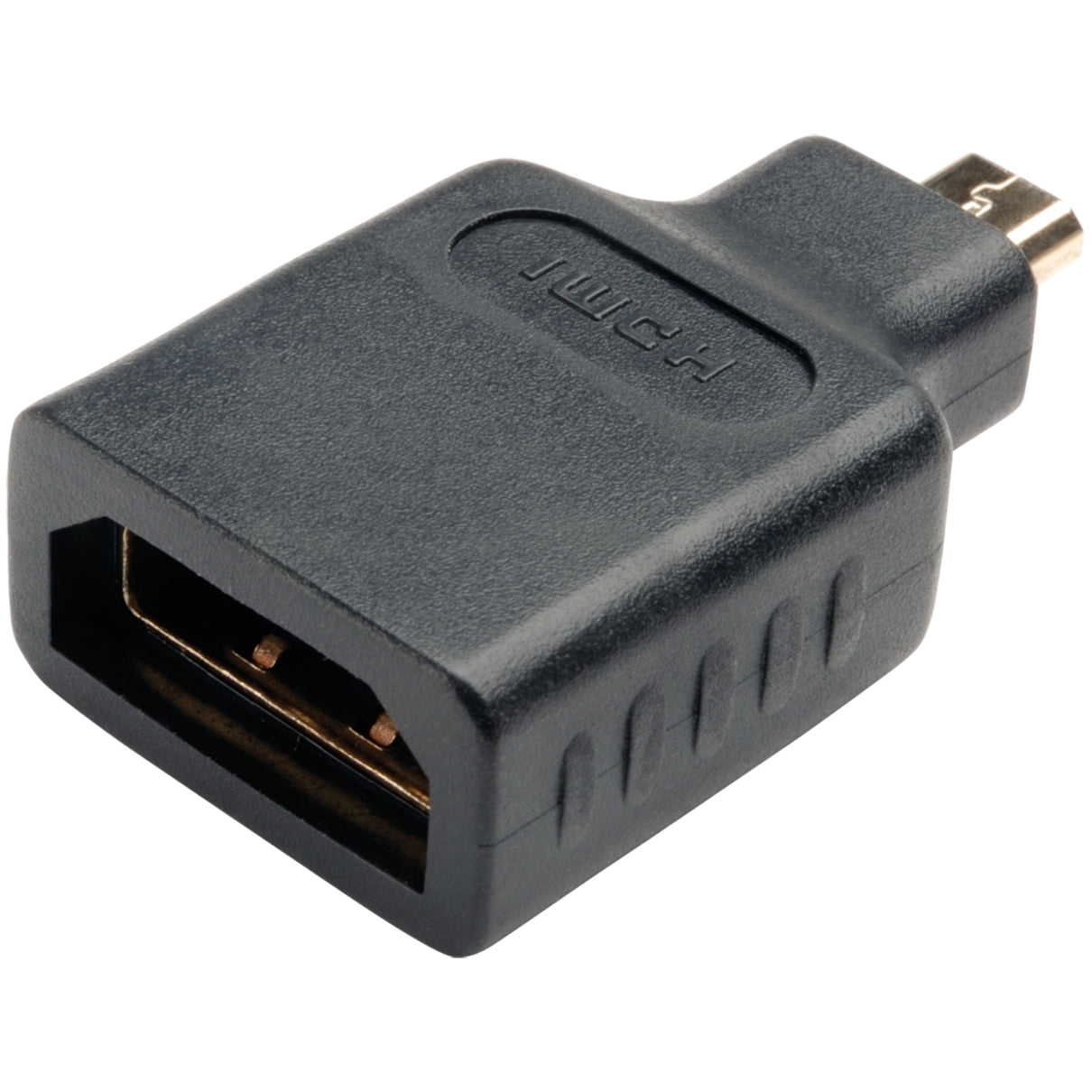 Tripp Lite P142-000-MICRO HDMI Female to Micro HDMI Male Adapter, Gold-Plated Connector, 1920 x 1080 Resolution Supported, Black