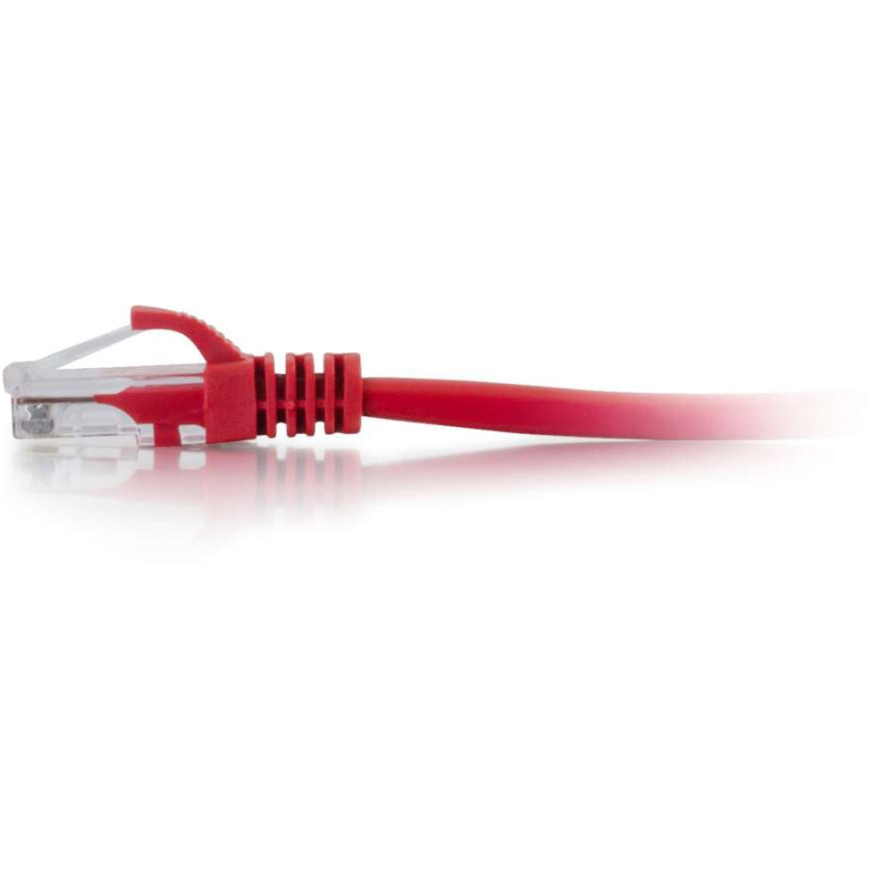C2G 00955 6in Cat6 Snagless Unshielded (UTP) Network Patch Cable, Red