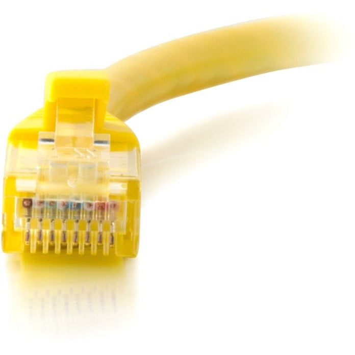 C2G 00956 6in Cat6 Snagless Unshielded (UTP) Ethernet Patch Cable - Yellow, Lifetime Warranty, TIA/EIA-568-B-2.1, RoHS Certified
