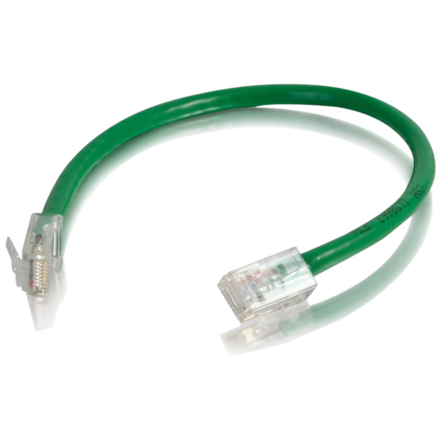 C2G 00964 6in Cat6 Non-Booted Unshielded (UTP) Network Patch Cable, Green