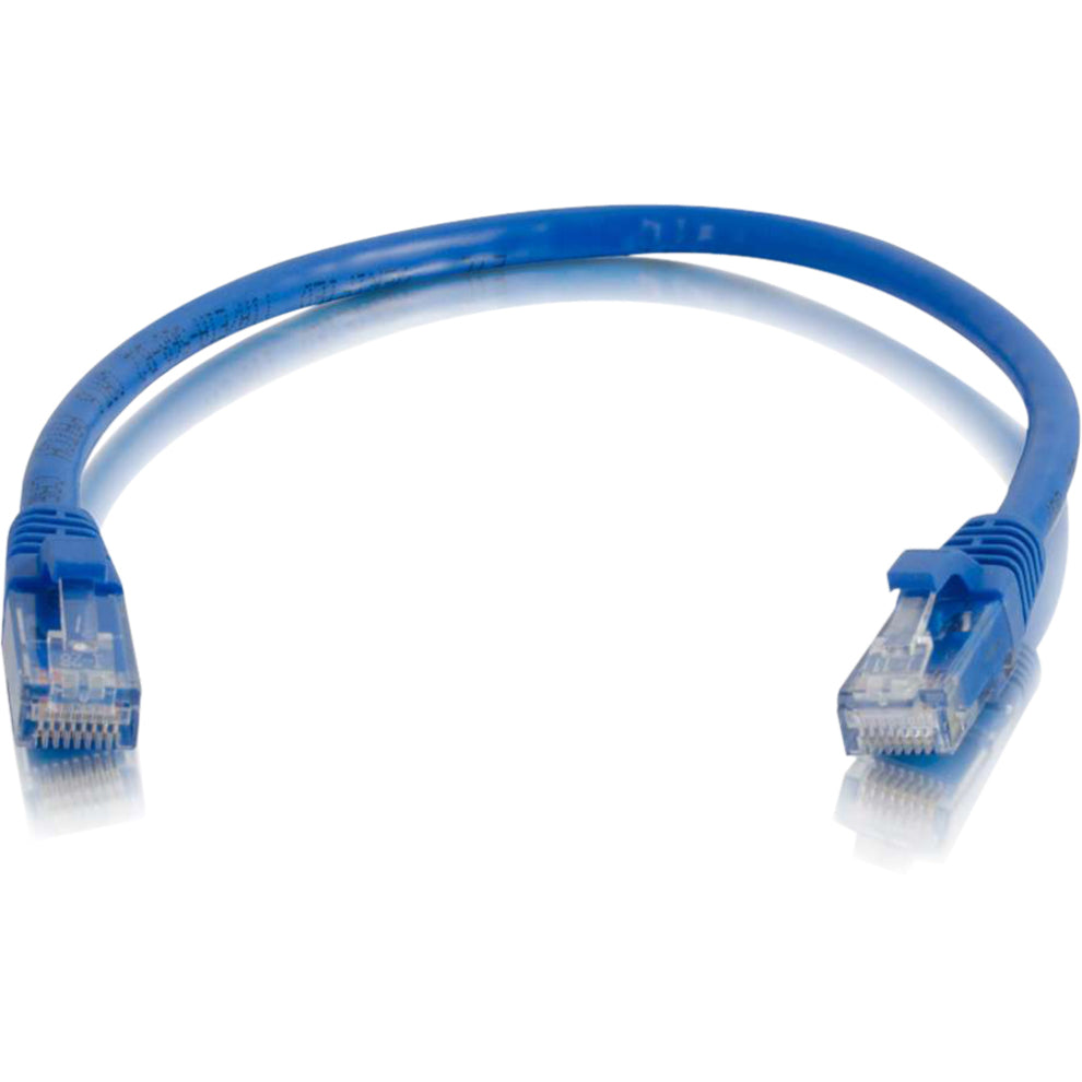 C2G 00974 6in Cat6a Snagless Unshielded (UTP) Ethernet Network Patch Cable, Blue