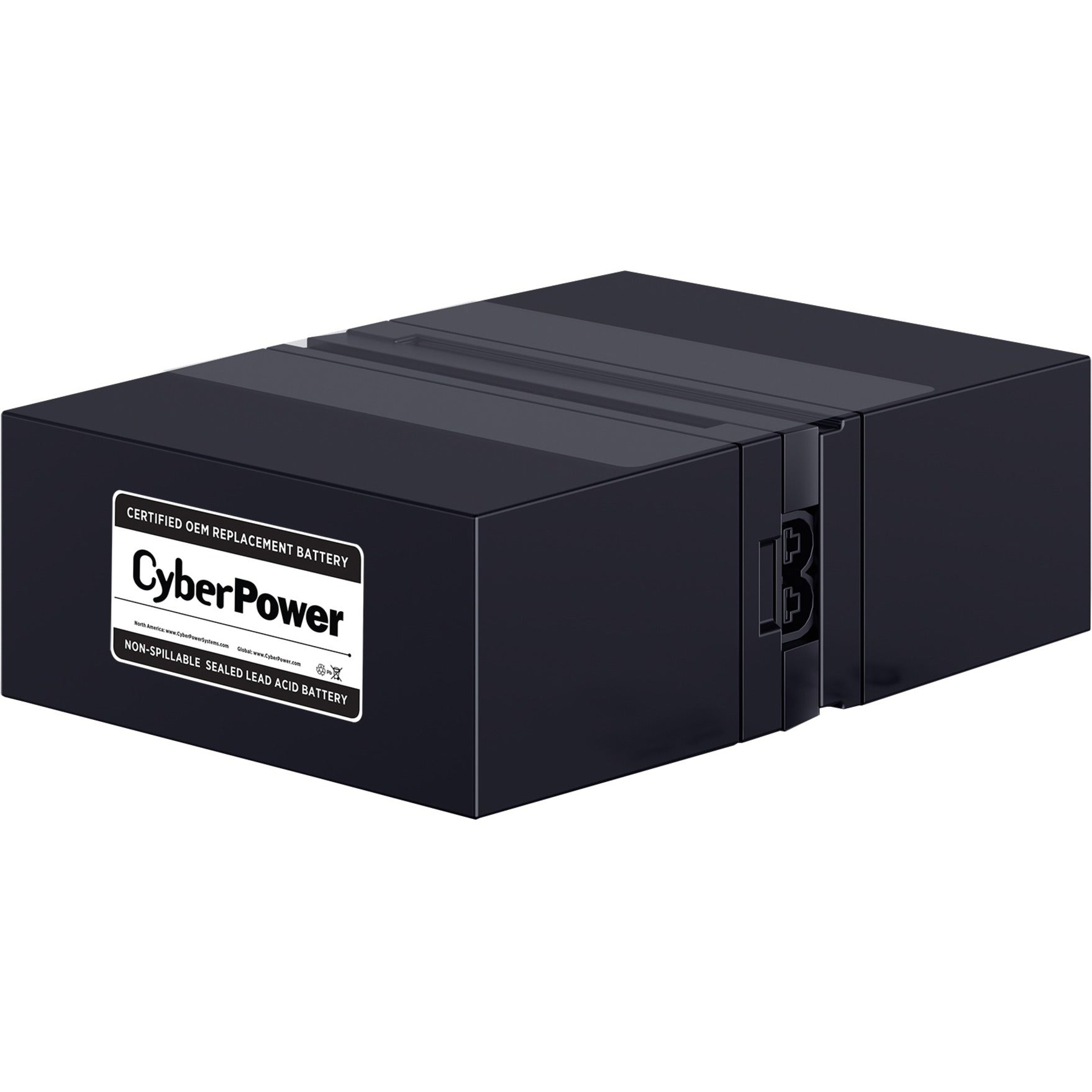 CyberPower RB1280X2B UPS Replacement Battery Cartridge 12V 8AH, 18 Month Warranty, Lead Acid, User Replaceable