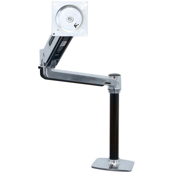 Ergotron 45-384-026 LX HD Sit-Stand Desk Mount LCD Arm, Polished Aluminum, 30 lb Maximum Load Capacity
