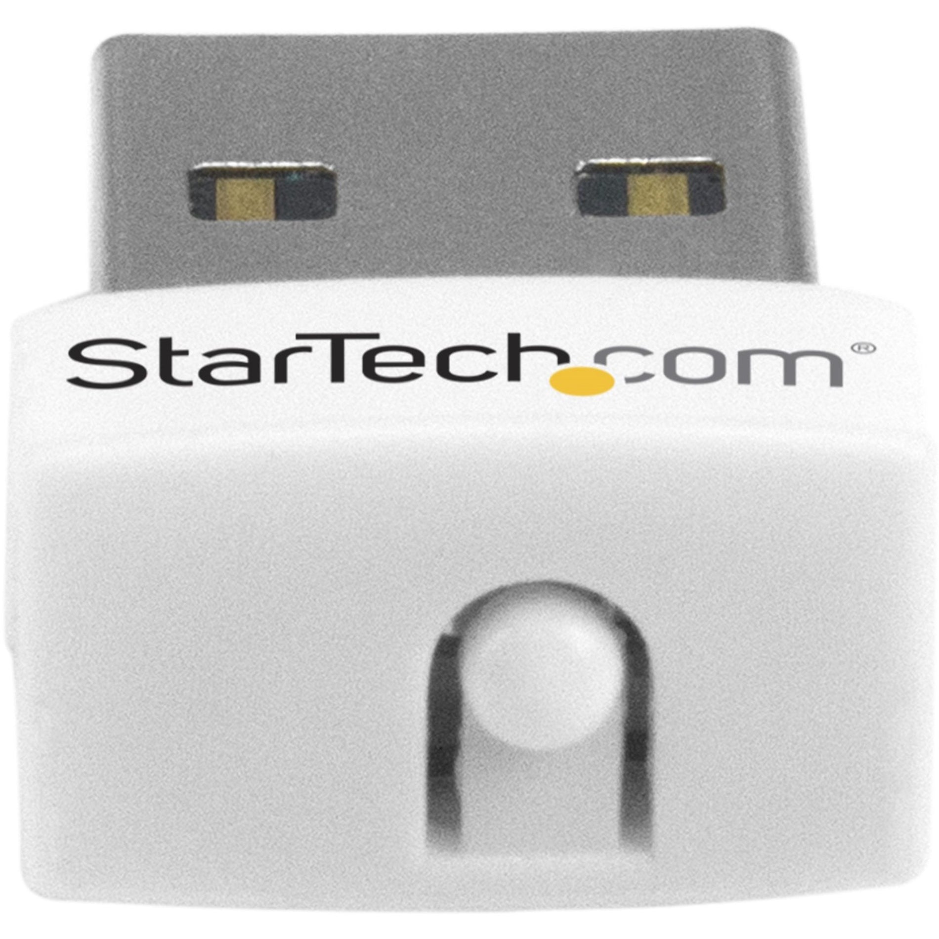 StarTech.com USB150WN1X1W USB Wireless Adapter, 150Mbps Mini WiFi Adapter - White