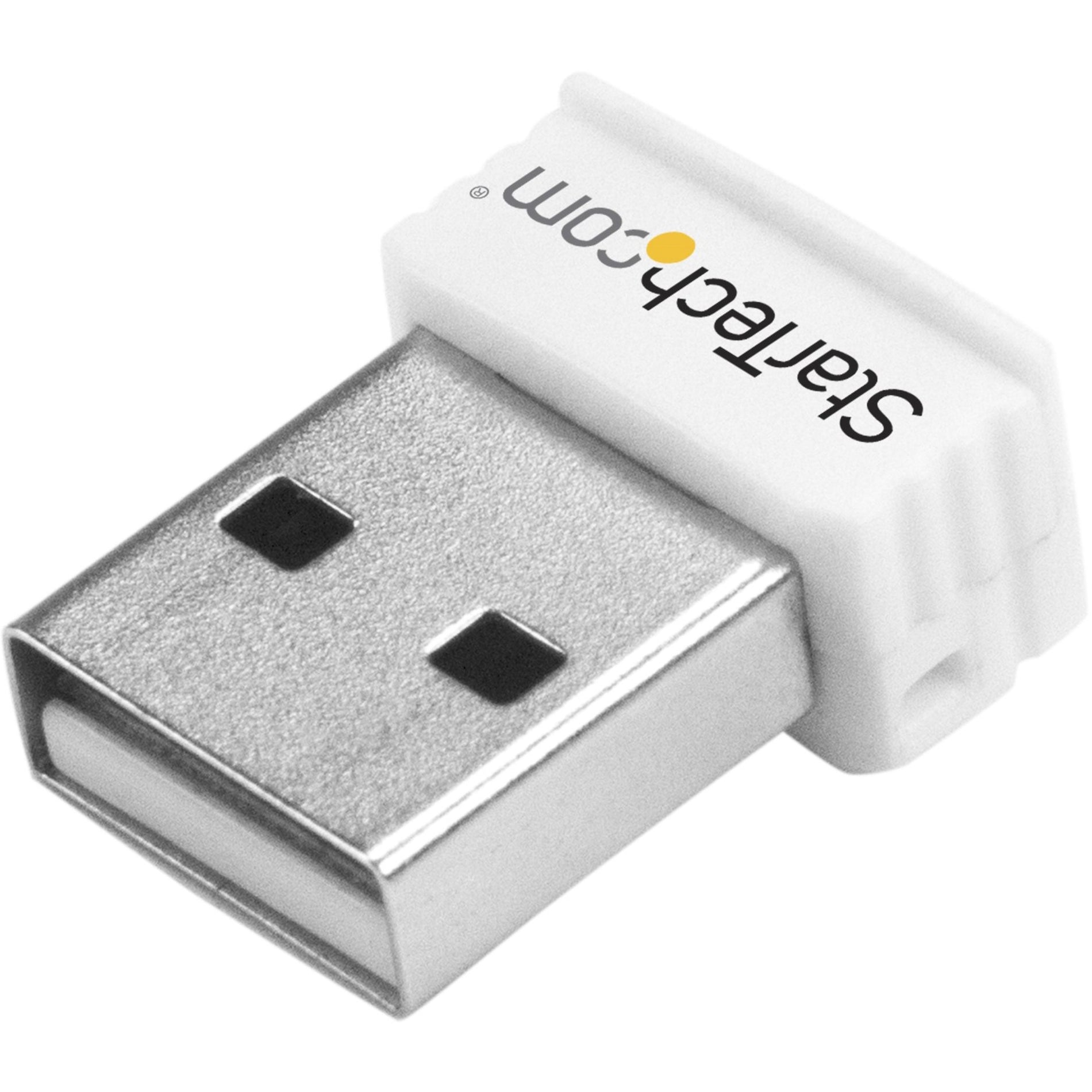 StarTech.com USB150WN1X1W USB Wireless Adapter, 150Mbps Mini WiFi Adapter - White