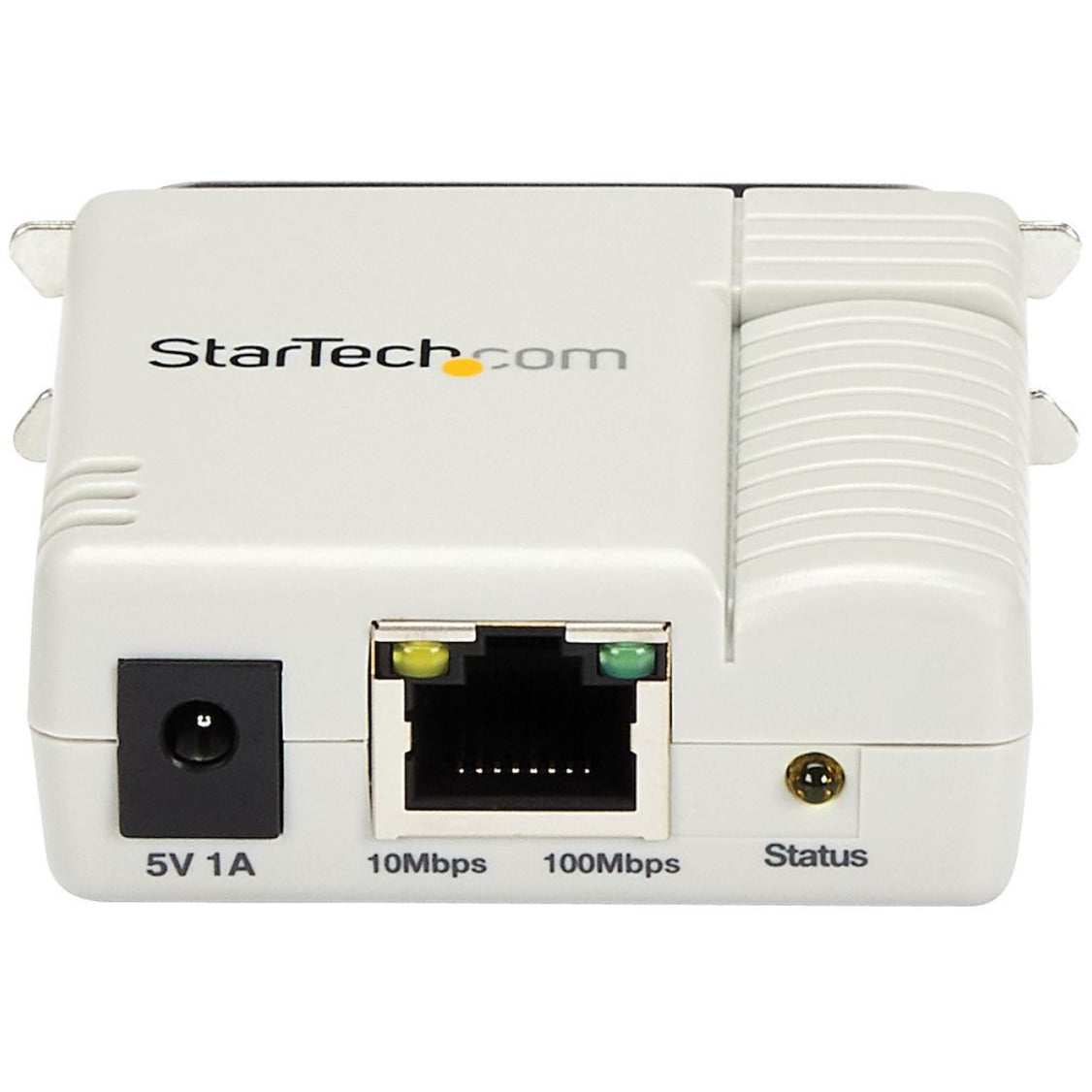 StarTech.com PM1115P2 1 Port 10/100 Mbps Ethernet Parallel Network Print Server, TAA Compliant, 2 Year Warranty