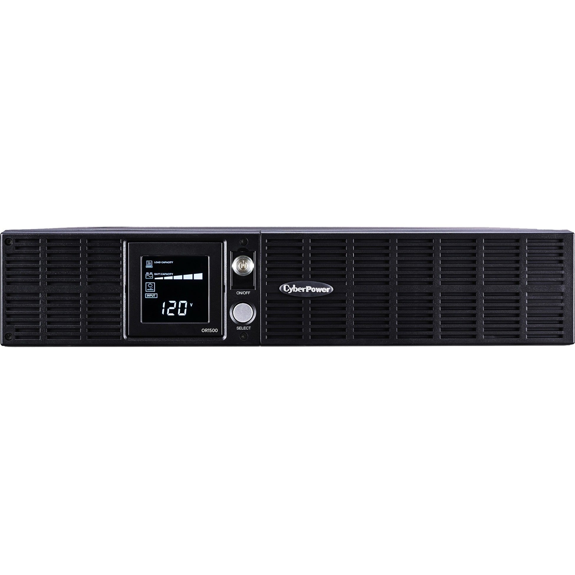 CyberPower OR1500LCDRT2U Smart App LCD UPS Systems, 1500VA, 8 Outlets, Energy Star Certified