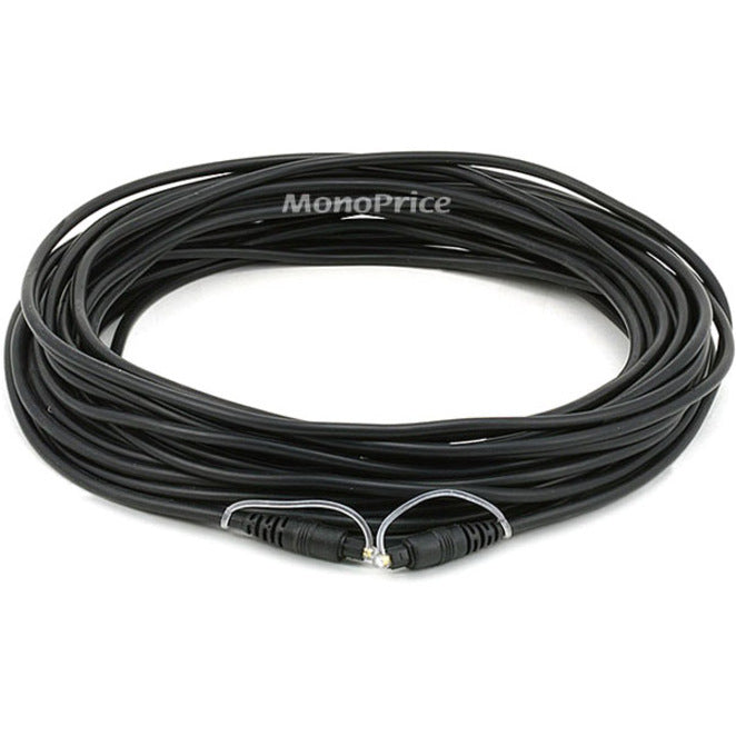 Monoprice 2669 50ft Optical Toslink 5.0mm OD Audio Cable, High-Quality Fiber Optic Cable for Audio Devices