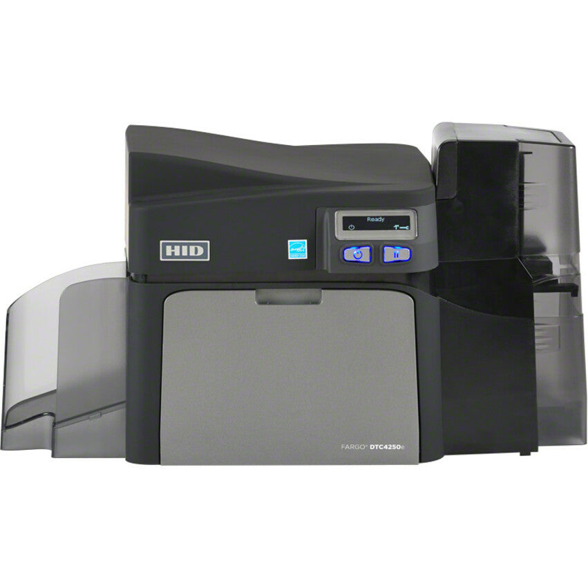 Fargo 052100 DTC4250e ID Card Printer/Encoder Dual Sided, Color Printing, 300 dpi