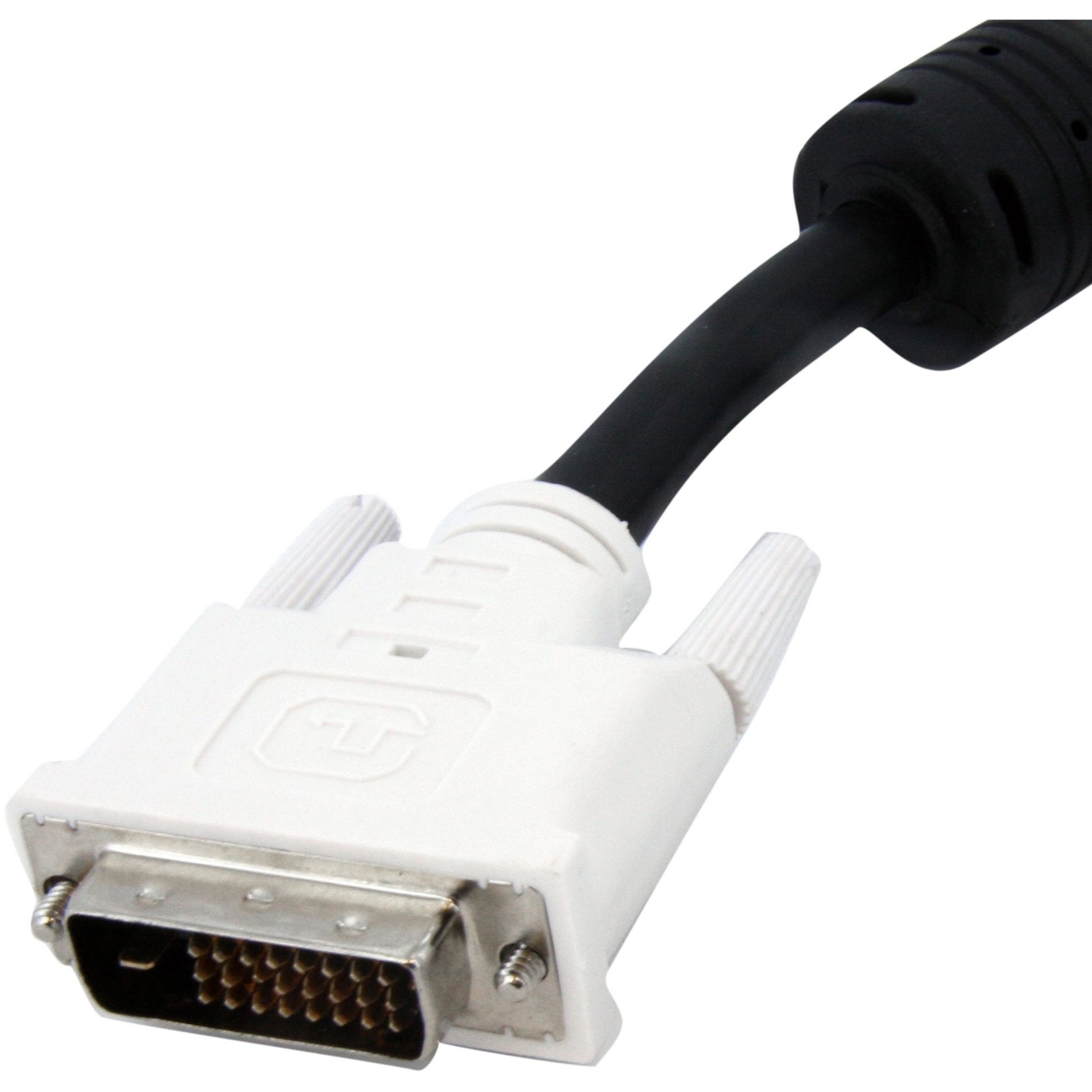 StarTech.com DVIDDMF6 6ft DVI-D DL Digital Video Monitor Cable, EMI Protection, 9.9 Gbit/s Data Transfer Rate, 2560 x 1600 Supported Resolution
