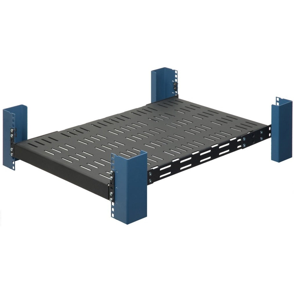 Rack Solutions 1USHL-116 Universal Heavy Duty Rack Mount Shelf, 500lb Load Capacity