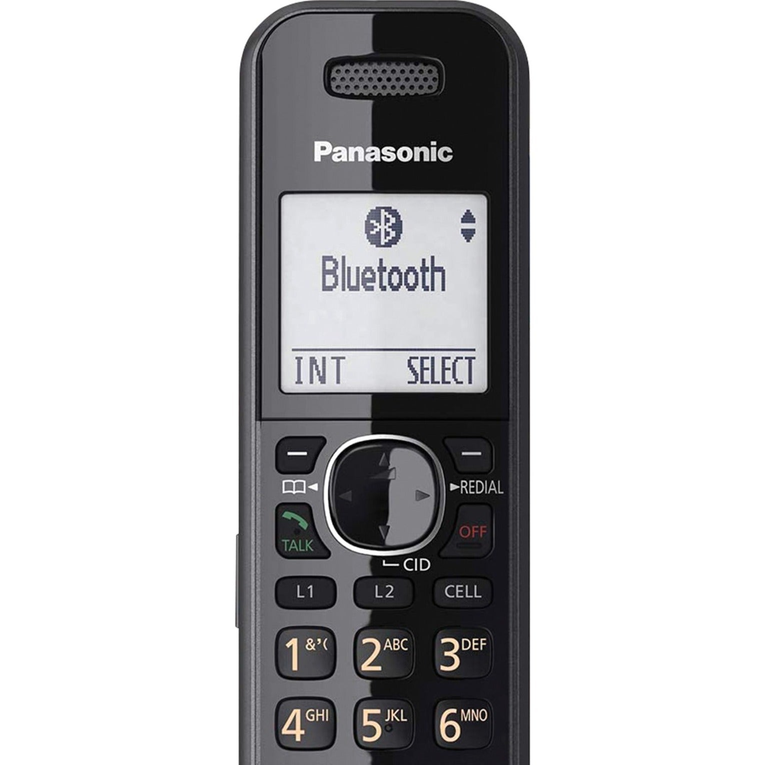 Panasonic KXTGA950B KX-TGA950B Handset, DECT 6.0 Cordless Speakerphone, Music on Hold, Mute, Hold, Redial