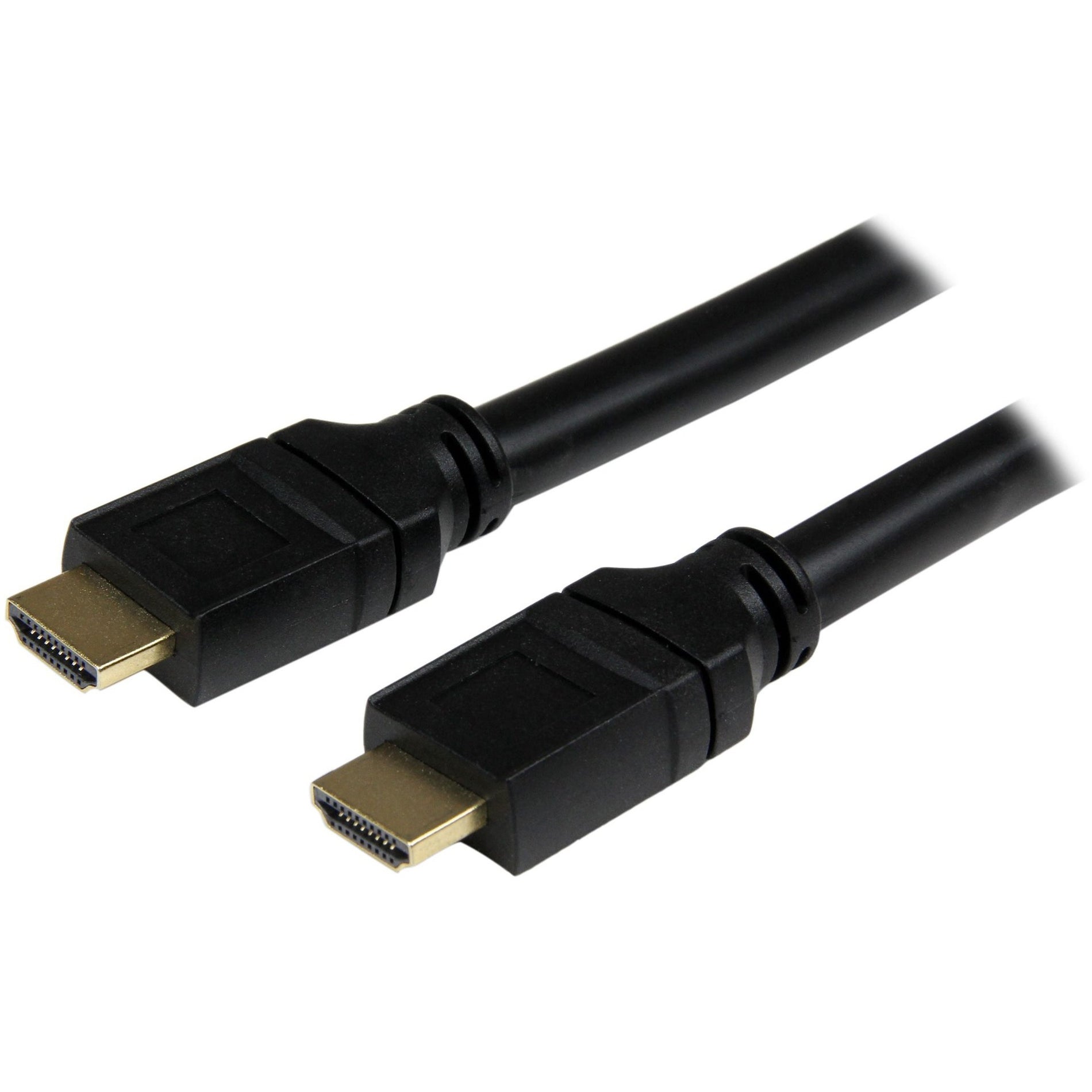 StarTech.com HDPMM50 50 ft 15m Plenum-Rated High Speed HDMI Cable - HDMI to HDMI - M/M, Corrosion-free, EMI Protection, HDCP 1.4, Audio Return Channel (ARC), Consumer Electronics Control (CEC), Strain Relief, Signal Booster