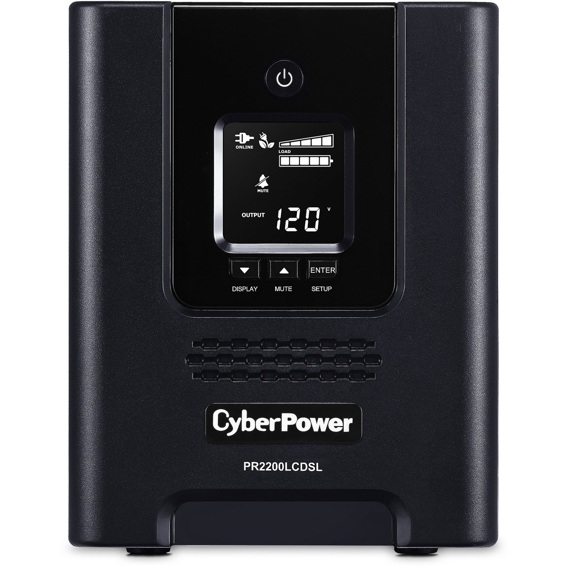 CyberPower PR2200LCDSL Smart App Sinewave UPS Systems, 2070VA Pure Sine Wave Tower LCD UPS