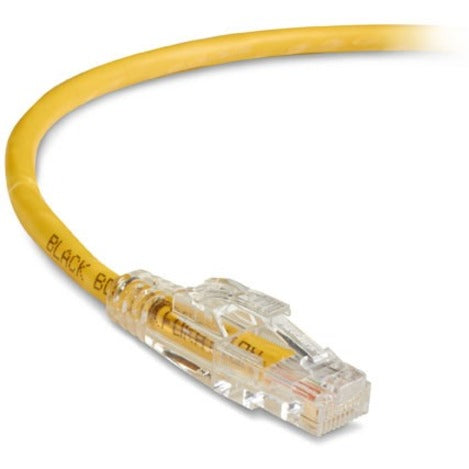 Black Box C6PC70-YL-05 GigaTrue 3 Cat.6 UTP Patch Network Cable, 5 ft, Snagless, 1 Gbit/s, Yellow