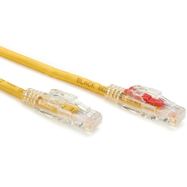 Black Box C6PC70-YL-10 GigaTrue 3 Cat.6 UTP Patch Network Cable, 10 ft, Snagless, 1 Gbit/s, Yellow