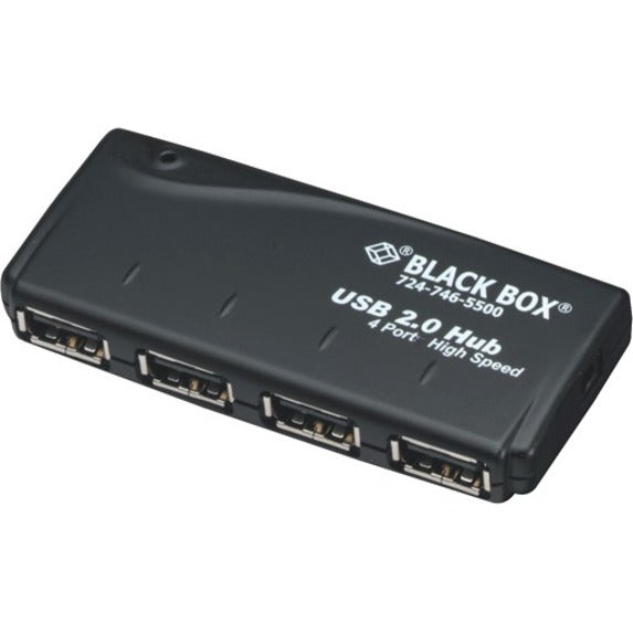 Black Box IC147A-R3 USB 2.0 Hub, 4-Port, TAA Compliant, 1 Year Warranty