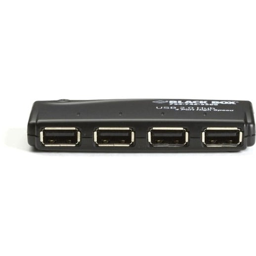 Black Box IC147A-R3 USB 2.0 Hub, 4-Port, TAA Compliant, 1 Year Warranty