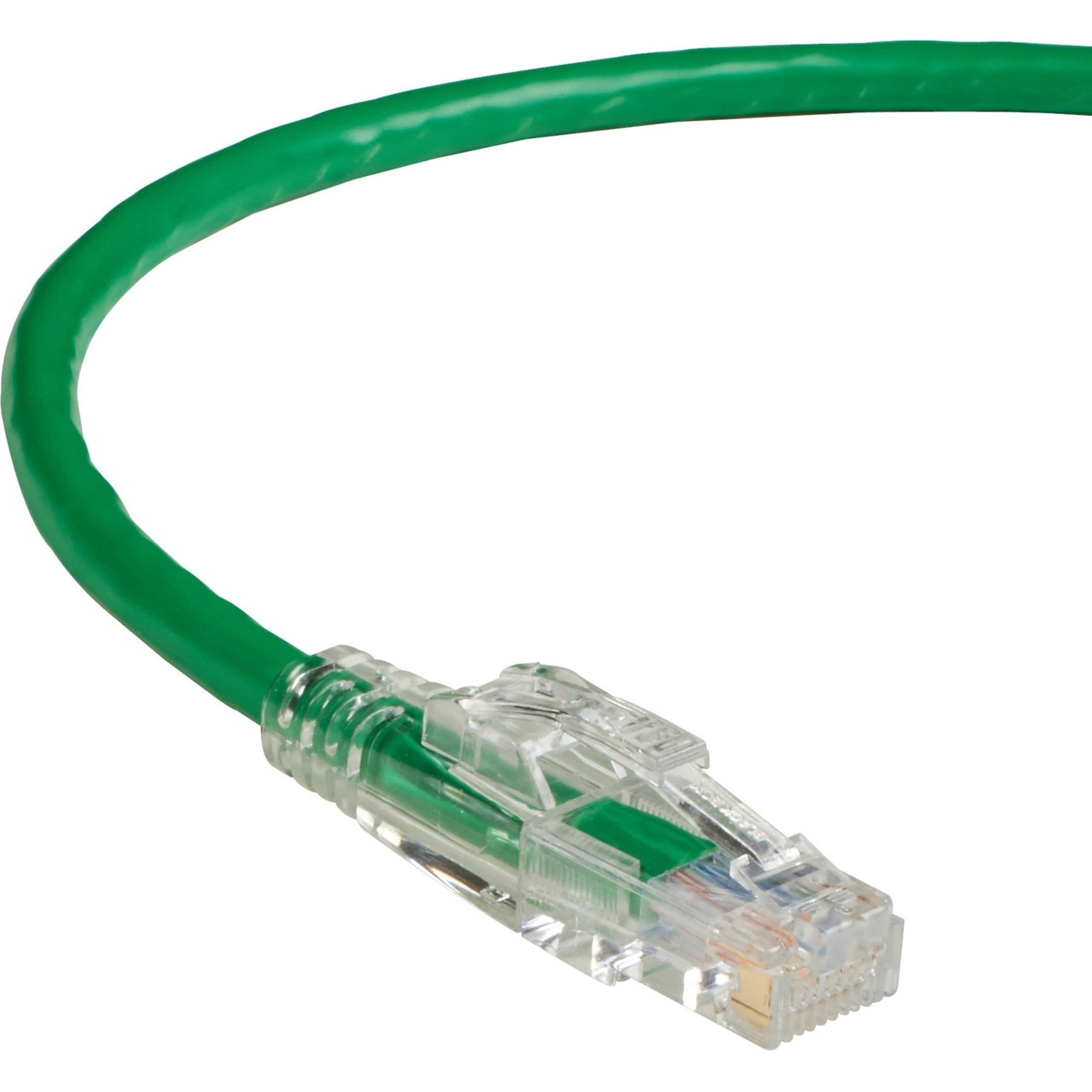 Black Box C6PC70-GN-01 GigaTrue 3 Cat.6 UTP Patch Network Cable, 1 ft, Green, Lifetime Warranty