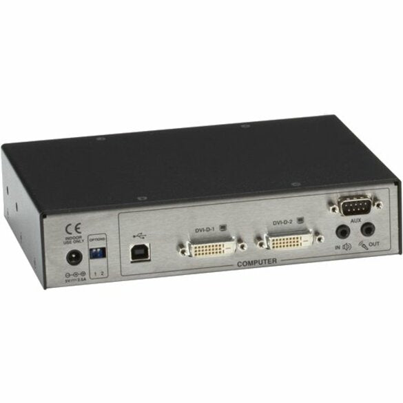 Black Box ACR1002A-T ServSwitch Agility Dual-Head or Dual-Link Transmitter, KVM Extender Transmitter, WQUXGA, 2560 x 1600, 2 Year Warranty