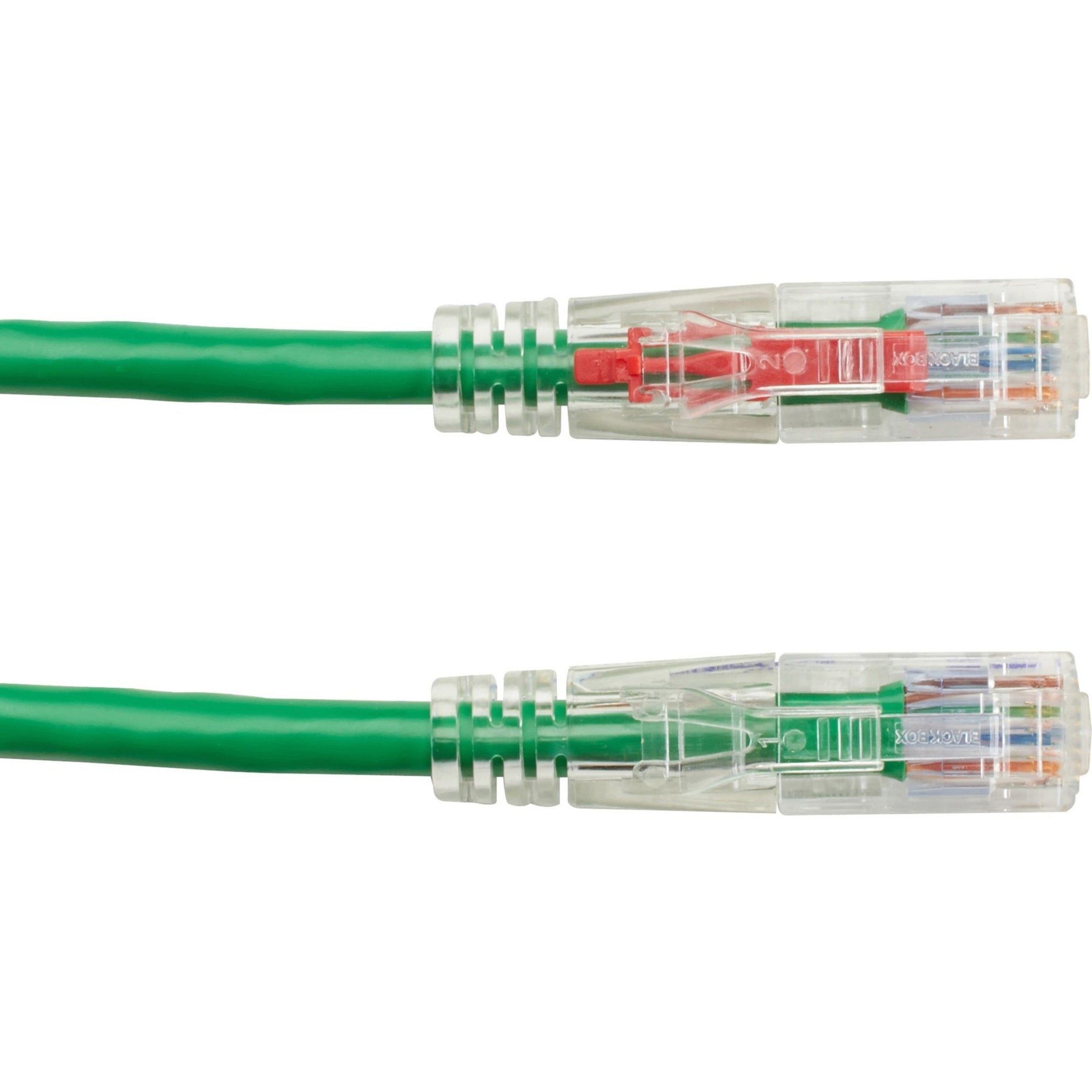 Black Box C6PC70-GN-03 GigaTrue 3 Cat.6 UTP Patch Network Cable, 3 ft, Green