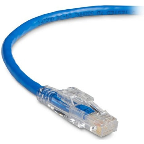 Black Box C6PC70-BL-02 GigaTrue 3 Cat.6 UTP Patch Network Cable, 2 ft, Snagless, 1 Gbit/s, Blue
