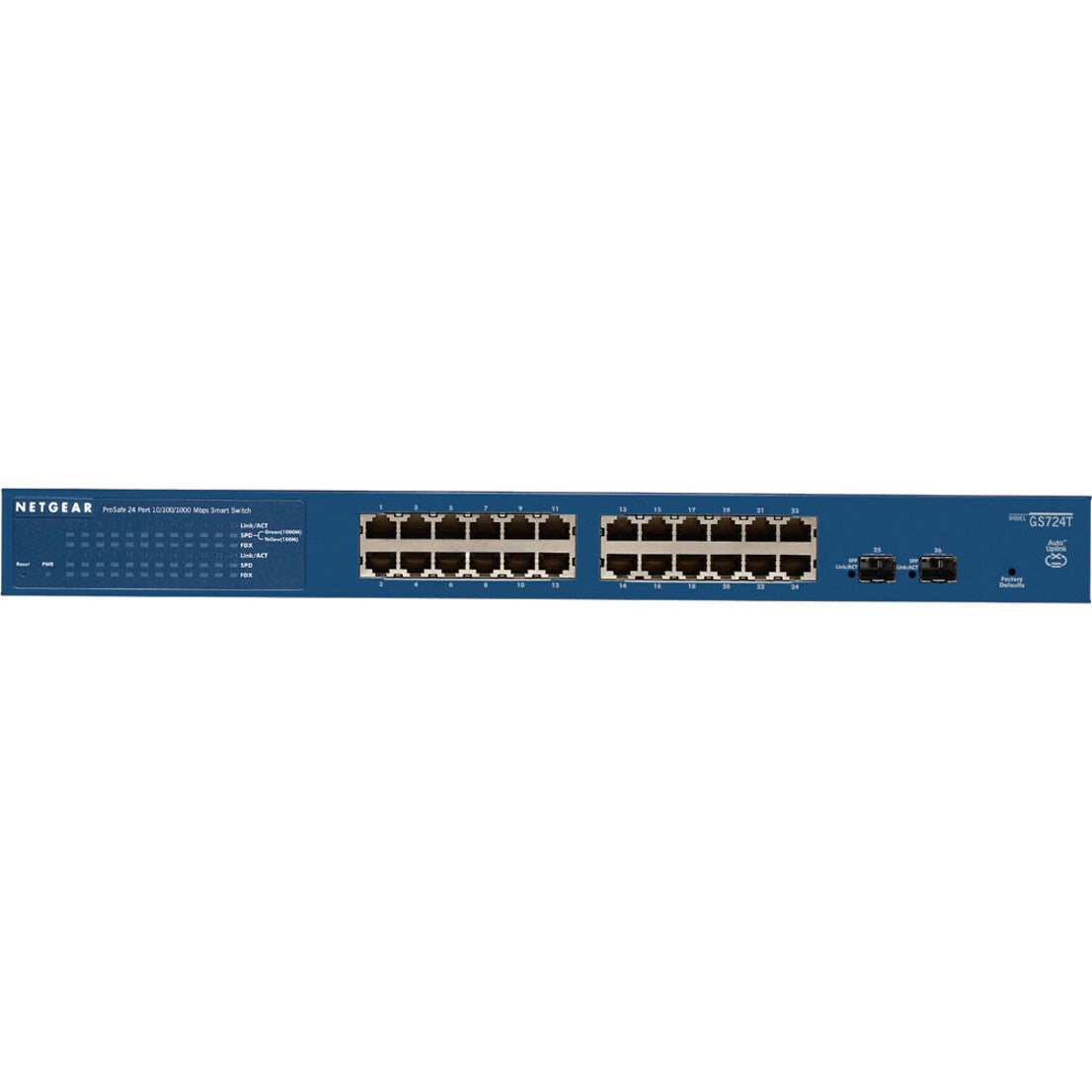 NETGEAR GS724T-400NAS ProSafe 24-Port Gigabit Smart Switch, Reliable and Easy-to-Use Ethernet Switch