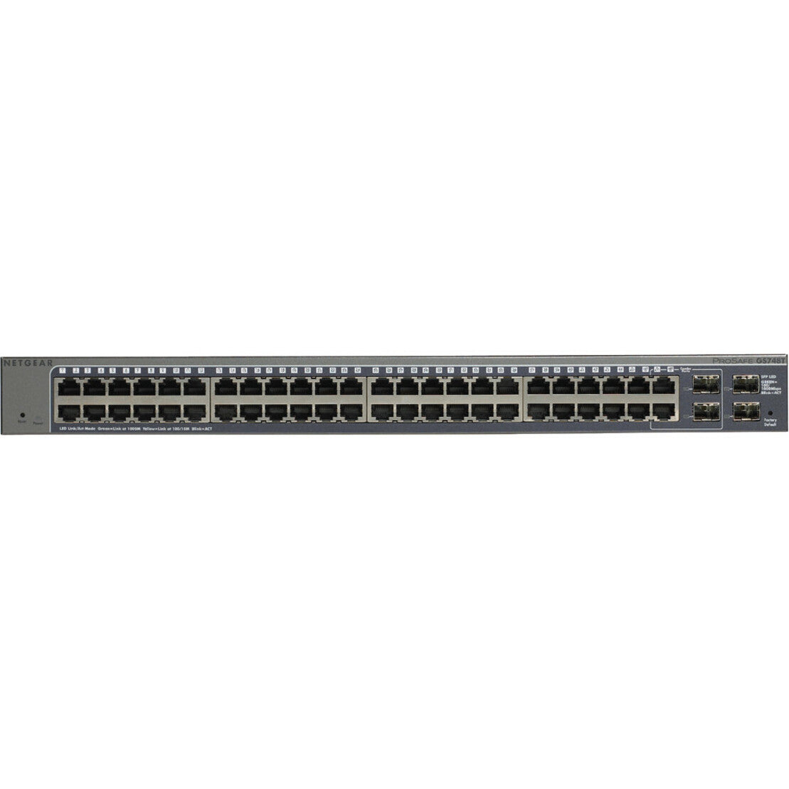 NETGEAR GS748T-500NAS ProSafe 48-Port Gigabit Smart Switch, Reliable and Environmentally Friendly