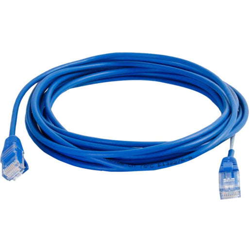 C2G 5ft Cat5e Snagless Unshielded (UTP) Slim Network Patch Cable - Blue (01024)