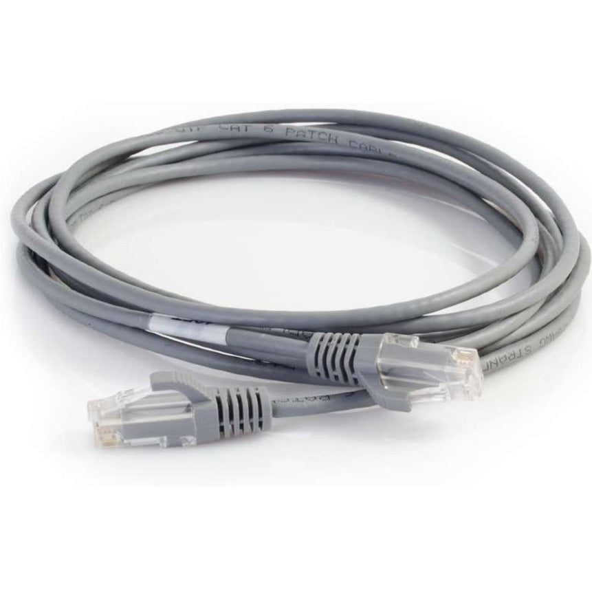 C2G 01094 8ft Cat6 Snagless Unshielded (UTP) Slim Network Patch Cable, Gray